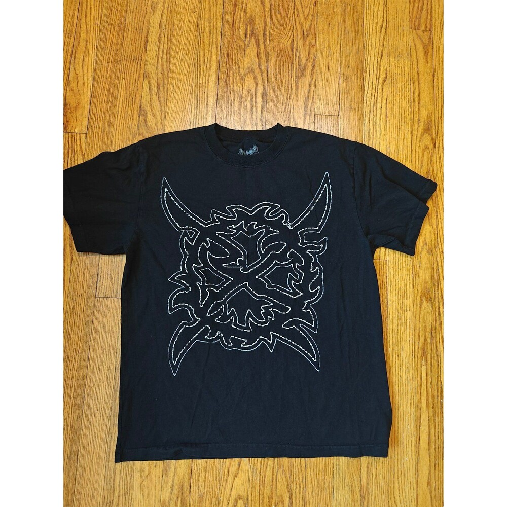 Ken Carson A Great Chaos Tour Opium YVL Playboi Carti Antagonist Merch Tee Large